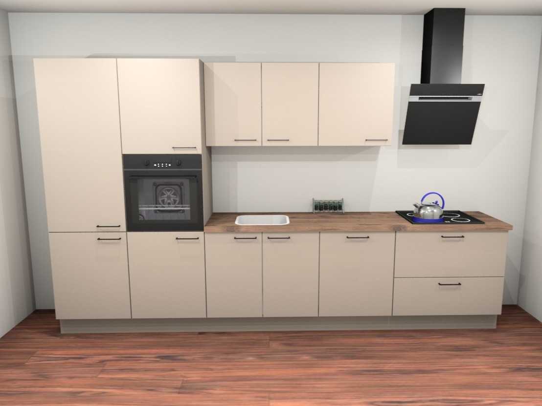 Häcker Concept130 TopSoft kashmir mat lak recht keuken - Häcker Keukens keukens uit voorraad leverbaar